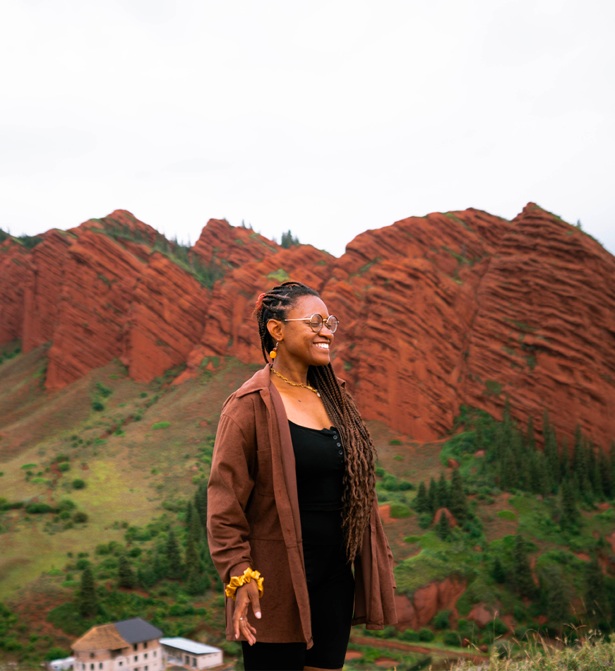 Portrait de Sabine, fondatrice de Sabe Travels
