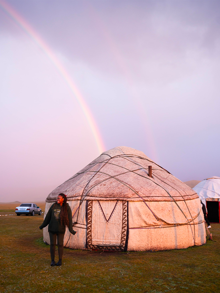 Arc-en-ciel observé pendant le congé sabbatique de Sabine